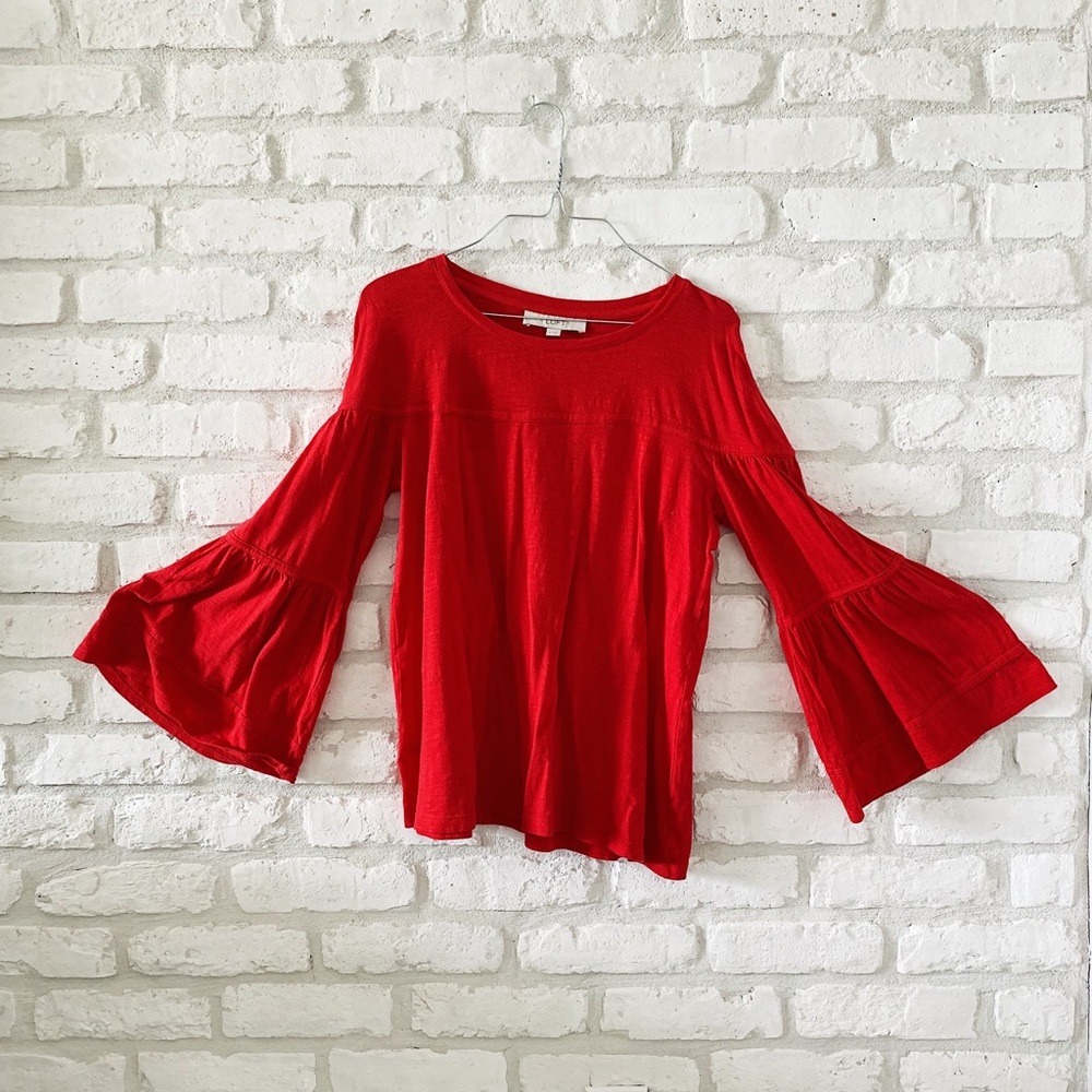 Flared Sleeve Blouse